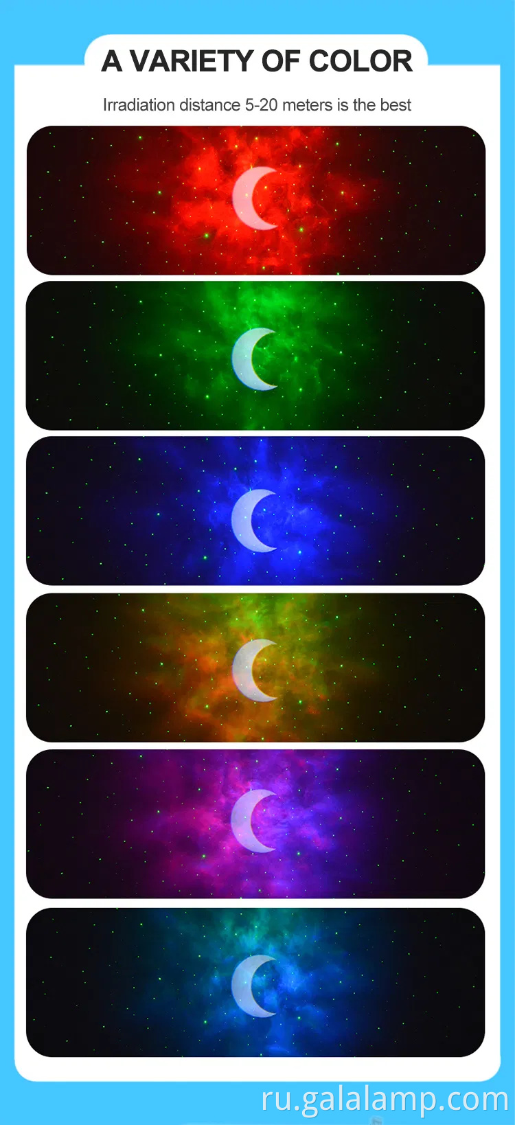 Горячие продажи нового стиля светодиодная проекция Light USB Smart Bt Маленький ночной свет Спящий Звездный свет